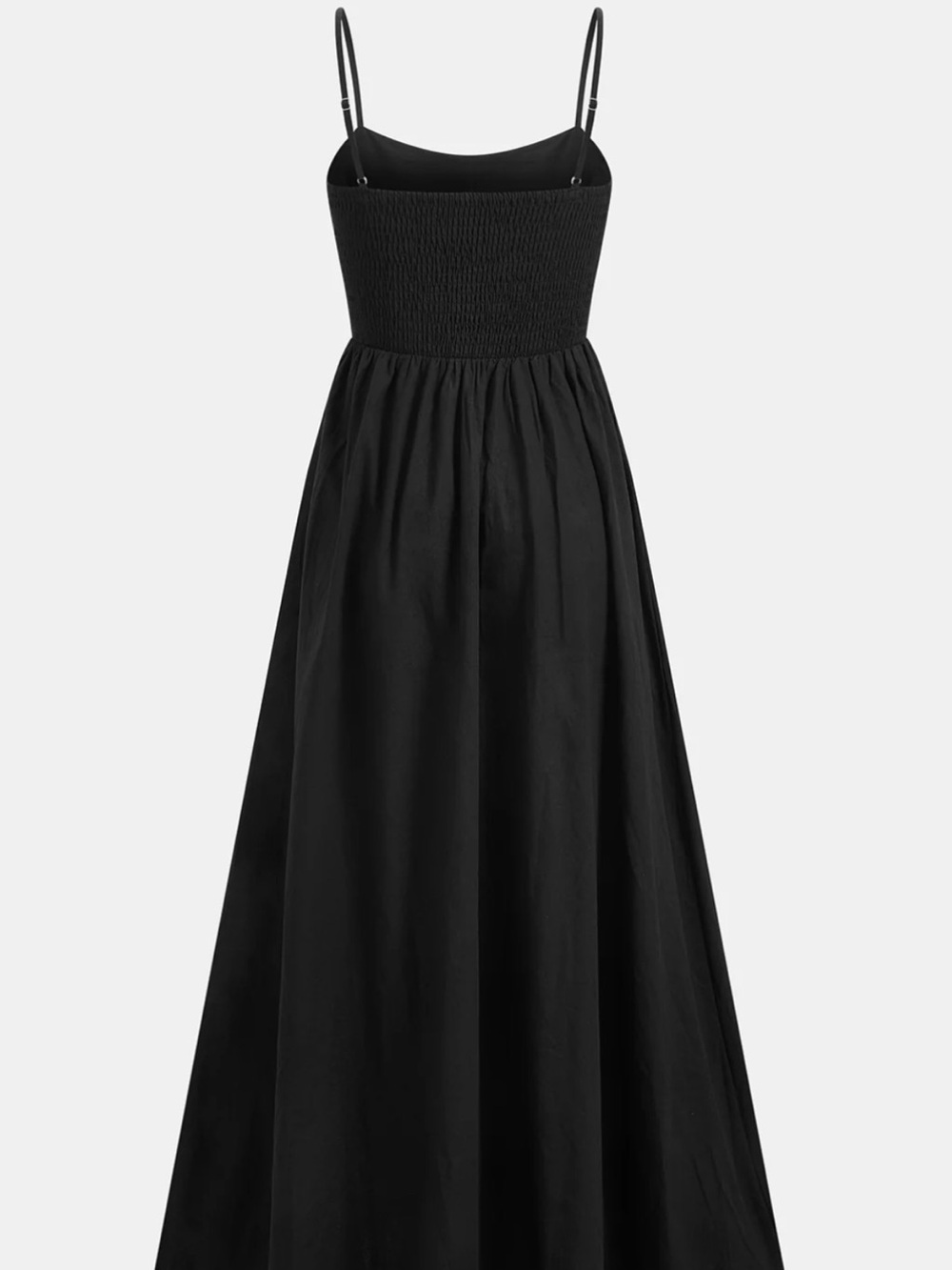 Commense Black Maxi Dress with Cutout - Picture 5 of 11